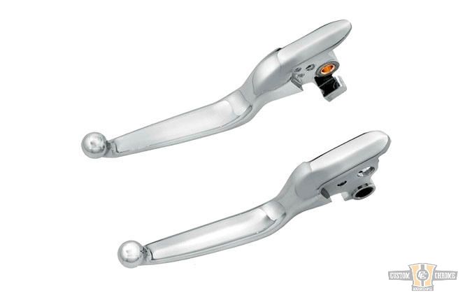 Stadium Hand Control Replacement Lever Chrome For Harley-Davidson