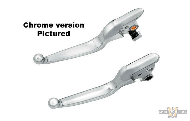 Stadium Hand Control Replacement Lever Black Satin For Harley-Davidson