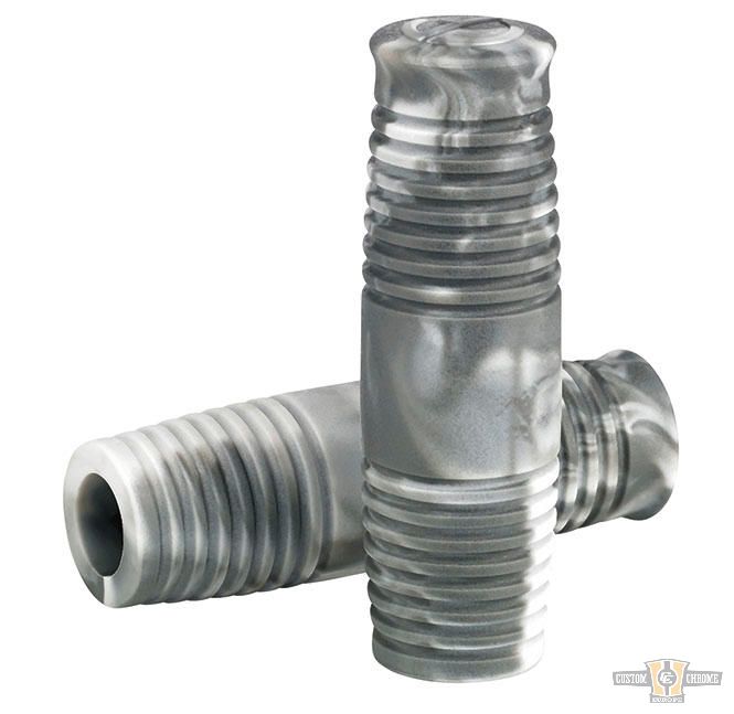 Cole Foster Grips Antique Gray Marble 7/8" Cable operated Throttle By Wire For Harley-Davidson