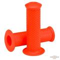Fish Scale Grips Orange 7/8" Cable operated Throttle By Wire For Harley-Davidson