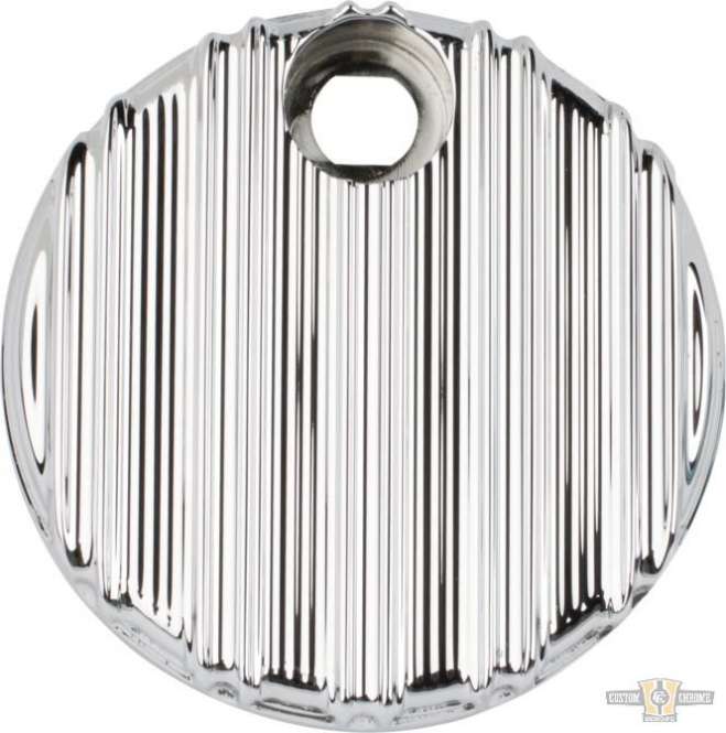 10-Gauge Touring Fuel Door Cover Chrome For Harley-Davidson