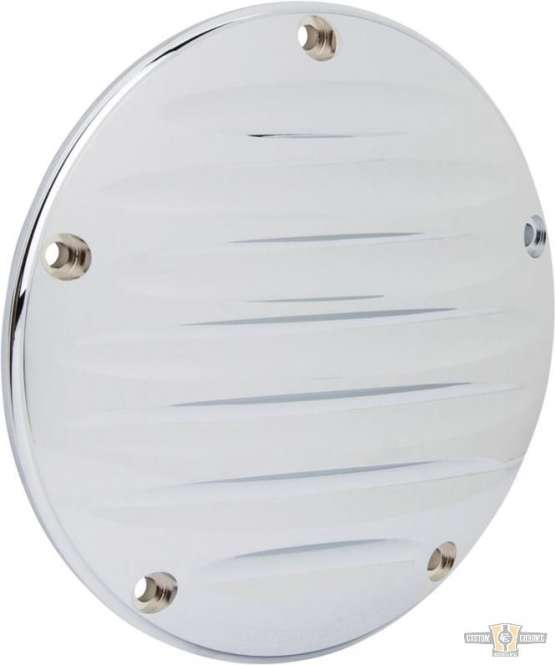 Deep Cut II Derby Cover Chrome For Harley-Davidson