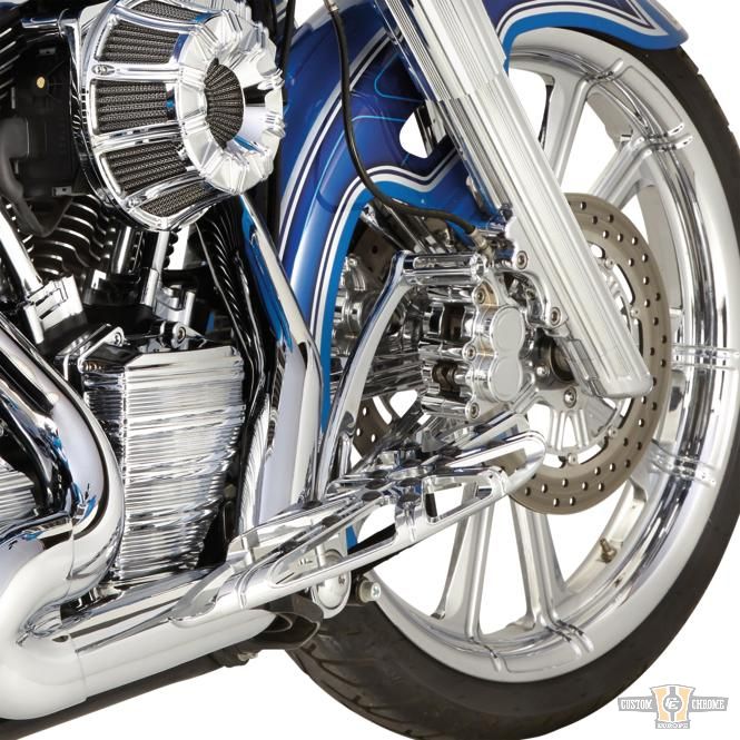 10-Gauge Shift/Brake Peg Chrome For Harley-Davidson