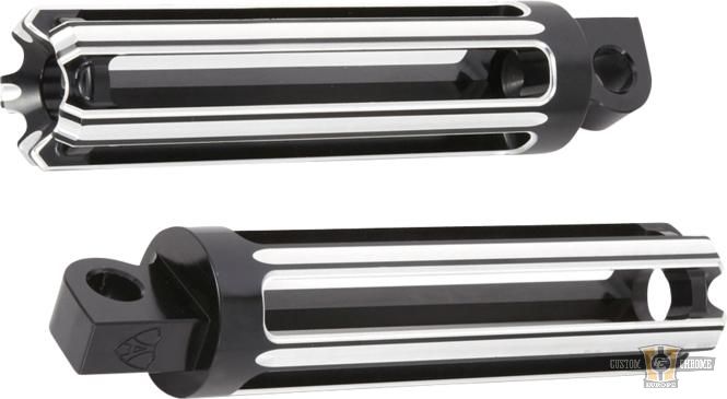 10-Gauge Footpeg Contrast Cut, Anodized For Harley-Davidson