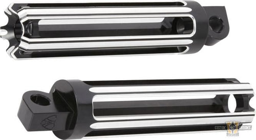 10-Gauge Footpeg Contrast Cut, Anodized For Harley-Davidson