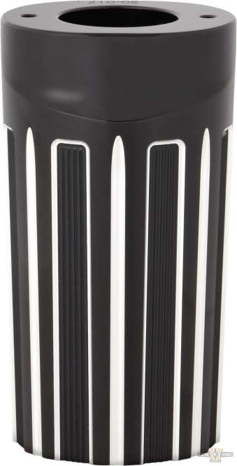 10-Gauge Fork Boot Black Anodized For Harley-Davidson