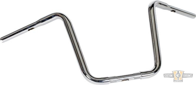 Narrow Ape Hanger Handlebar Chrome 1 1/4" Throttle By Wire For Harley-Davidson