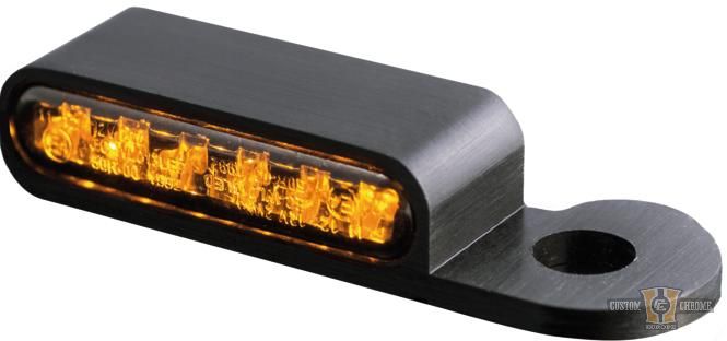 LED Turn Signal Black Anodized Smoke LED For Harley-Davidson