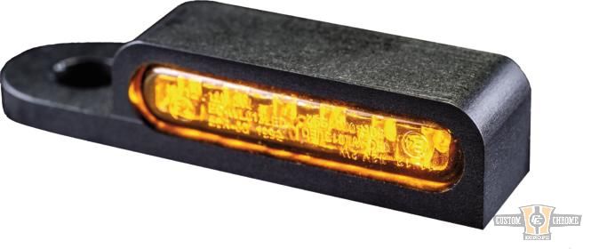 LED Turn Signal Black Anodized Smoke LED For Harley-Davidson