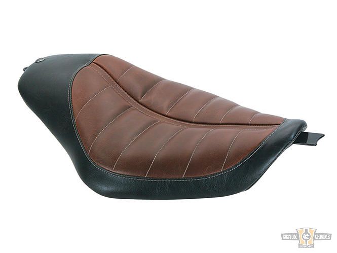 Bob Job Enzo Horizontal Brown Vinyl For Harley-Davidson