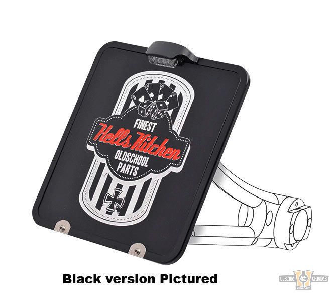 Clamp License Plate Base Plate For Harley-Davidson