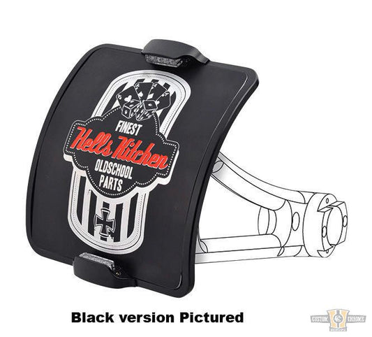 Twice-Clamp License Plate Base Plate For Harley-Davidson