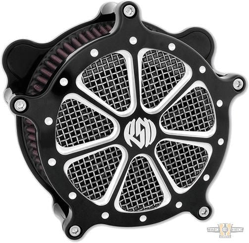 Venturi Speed 7 Air Cleaner Kit Contrast Cut Platinum For Harley-Davidson