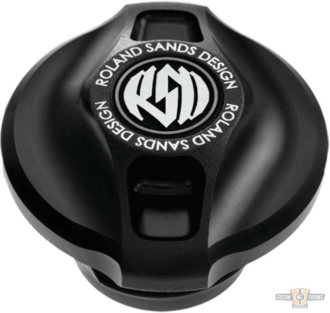 Cafe Fuel Indicator Cap Black Ops For Harley-Davidson