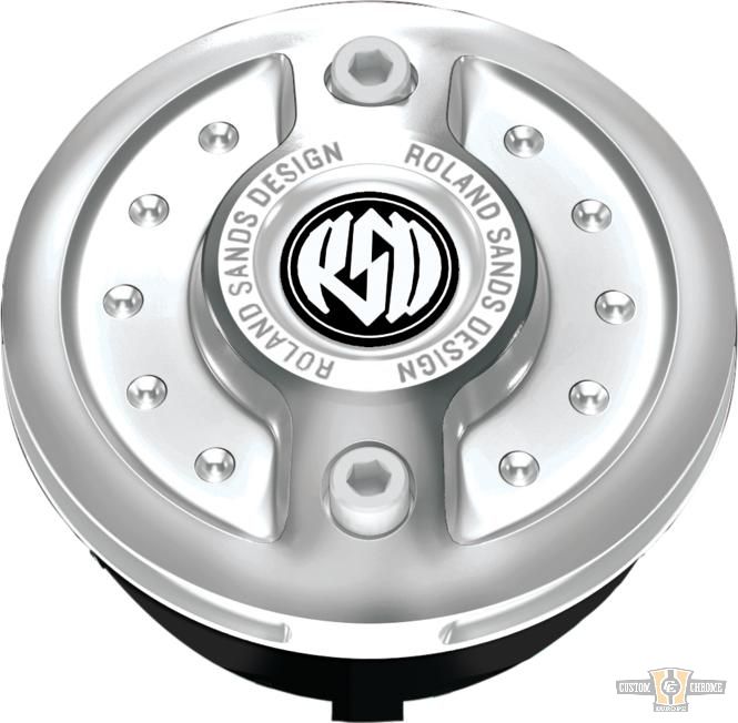 Radial Fuel Indicator Cap Chrome For Harley-Davidson