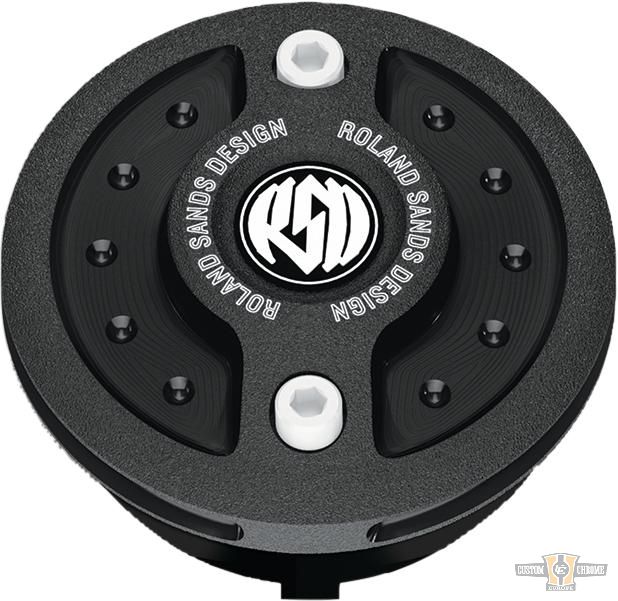 Radial Fuel Indicator Cap Black Ops For Harley-Davidson