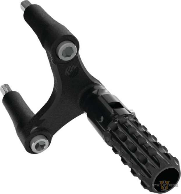 Traction Passenger Foot Peg Kit Black Ops For Harley-Davidson
