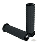 Traction Grips Black 1" Gloss Throttle By Wire For Harley-Davidson