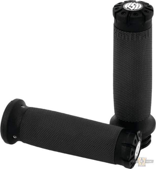 Chrono Grips Black Ops 1" Anodized Cable operated For Harley-Davidson
