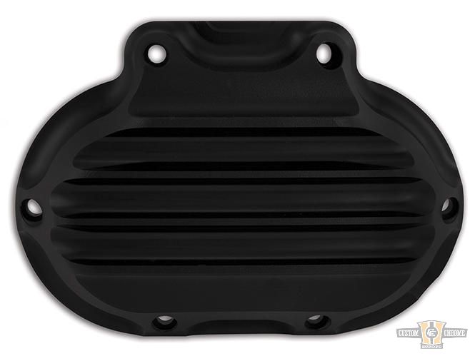 Nostalgia Transmission Side Cover Black For Harley-Davidson