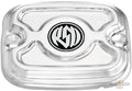 Cafe Front Brake Master Cylinder Cap Chrome For Harley-Davidson