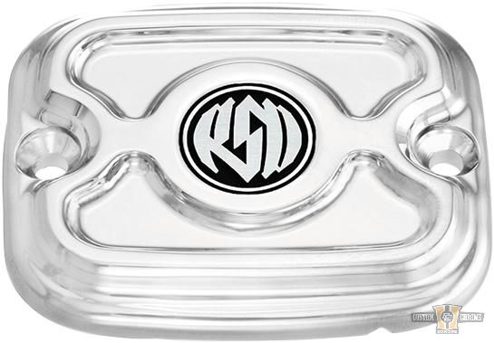 Cafe Front Brake Master Cylinder Cap Chrome For Harley-Davidson