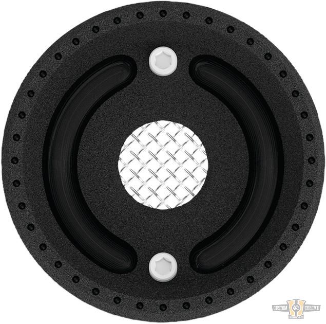 Tracker Front Pulley Guard Black Ops For Harley-Davidson