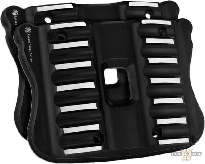 Nostalgia Rocker Box Cover Contrast Cut Anodized For Harley-Davidson