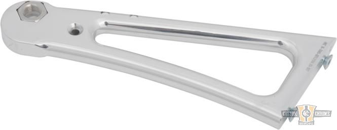 Shock Mount Side Mount License Plate Bracket Polished For Harley-Davidson