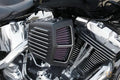 RK Series Street Metal The Shaker High Flow Air Intake Black Powder Coated For Harley-Davidson