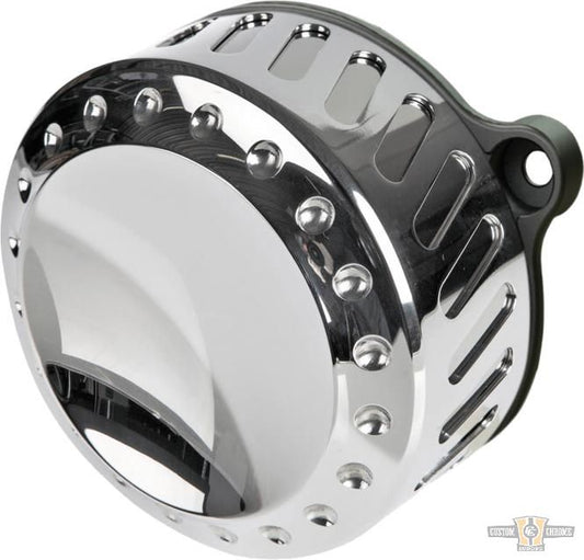 Powerfilter Drilled Air Cleaner Polished For Harley-Davidson