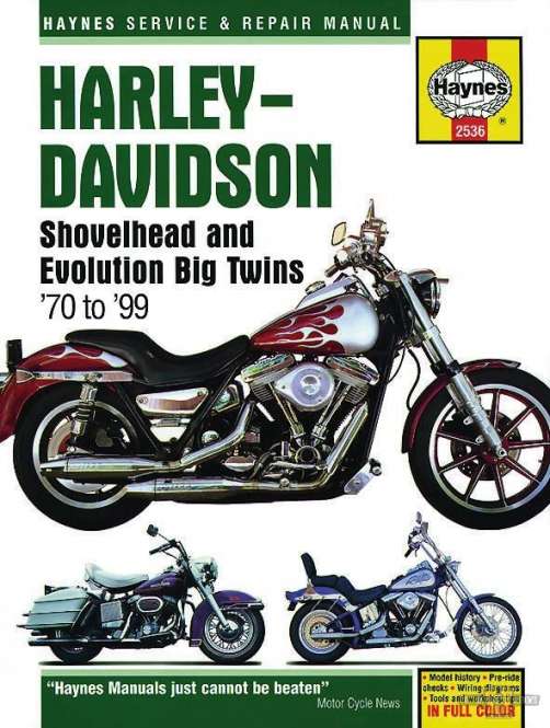 Repair Manual For Harley-Davidson