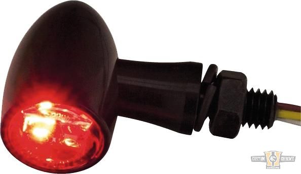 Paradox LED Turn Signals/Taillight/Brake Light Black Clear LED For Harley-Davidson