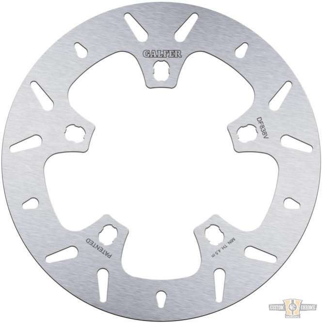 Disc Round DF V Brake Rotor Stainless Steel 11,8" Front For Harley-Davidson