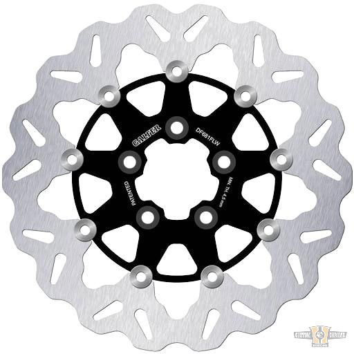 Disc Wave DF FLW Floating Brake Disc Black Rear For Harley-Davidson