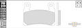 Semi Metal G1054 Brake Pad For Harley-Davidson