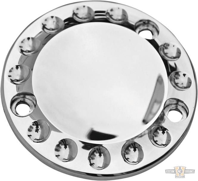 Drilled Point Cover Aluminium Polished For Harley-Davidson