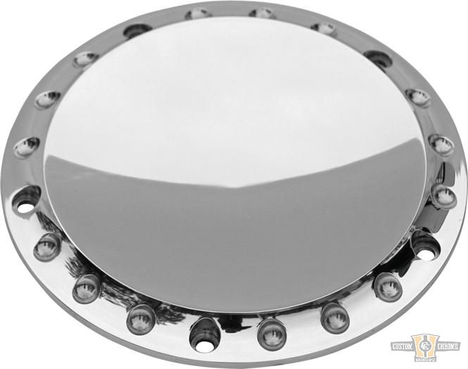 Drilled Clutch Cover Aluminium Polished For Harley-Davidson