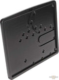 Inside License Plate Base Plate Black Satin For Harley-Davidson