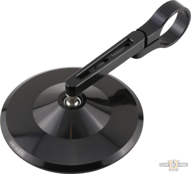 Montana 2 Bar End Mirror Black For Harley-Davidson