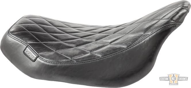 Streaker Diamond Stitch Seat Black Vinyl For Harley-Davidson