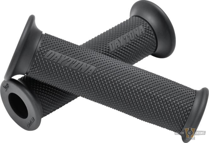 D'Grip Grips Gray 7/8" Cable operated Throttle By Wire For Harley-Davidson
