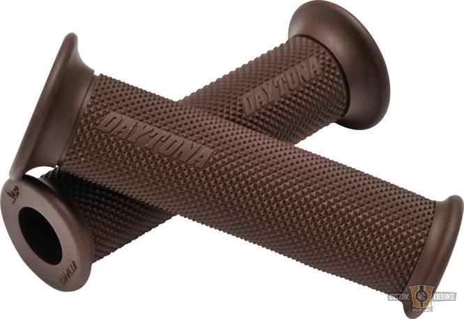 D'Grip Grips Brown 7/8" Cable operated Throttle By Wire For Harley-Davidson