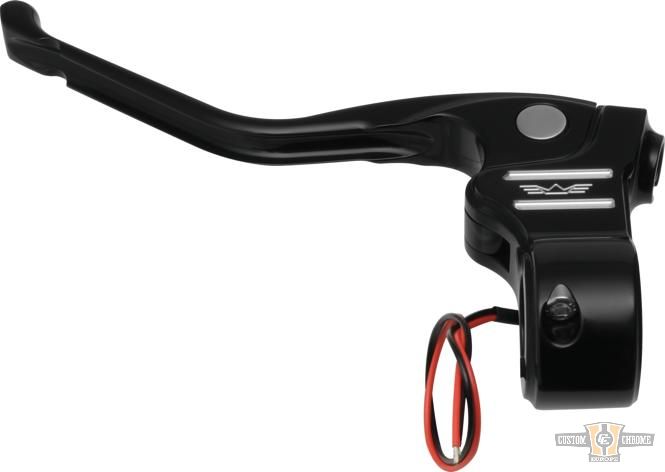 RR90 Clutch Perch Assembly Black Contrast Metal For Harley-Davidson