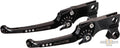 Good Guys Adjustable Hand Control Replacement Lever Black Anodized For Harley-Davidson