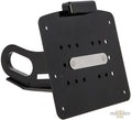 Long License Plate Side Mount Kit Black Gloss For Harley-Davidson