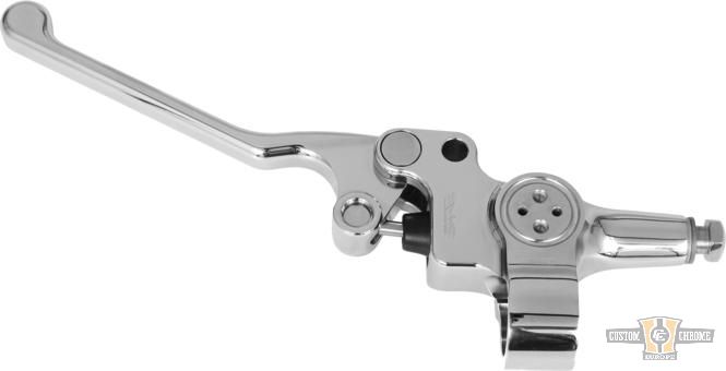 Mini Clutch Master Cylinder Kit Aluminium Polished For Harley-Davidson