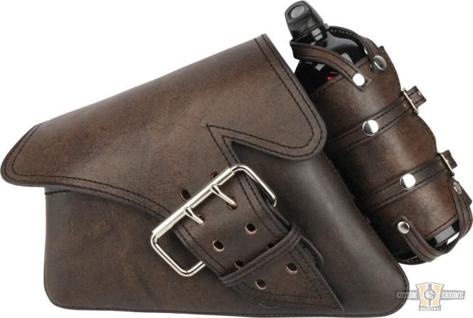 La Fondina Satteltasche Black Left For Harley-Davidson