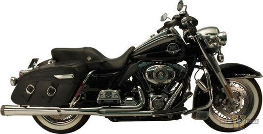 Fat Shot 2-1 Exhaust System Black For Harley-Davidson