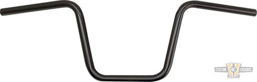 270 Ape Hanger Handlebar Dimpled 3-Hole Black 1" Powder Coated For Harley-Davidson